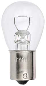 Peak 1141LL-BPP Miniature Automotive Bulb, 12.8 V, 20 W, Incandescent Lamp, Bayonet, Clear