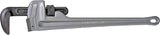 Superior Tool 04824 Pipe Wrench, 3 in Jaw, 24 in L, Straight Jaw, Aluminum, Epoxy-Coated