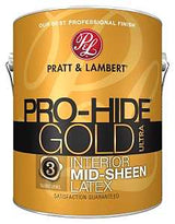 Pratt & Lambert Pro-Hide Gold Ultra Series 0000Z9583-16 Interior Paint, Mid Sheen, Neutral, 1 gal