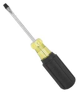 Vulcan MP-SD02 Screwdriver, 3/16 in Drive, Slotted Drive, 6-1/2 in OAL, 3 in L Shank, Plastic/Rubber Handle