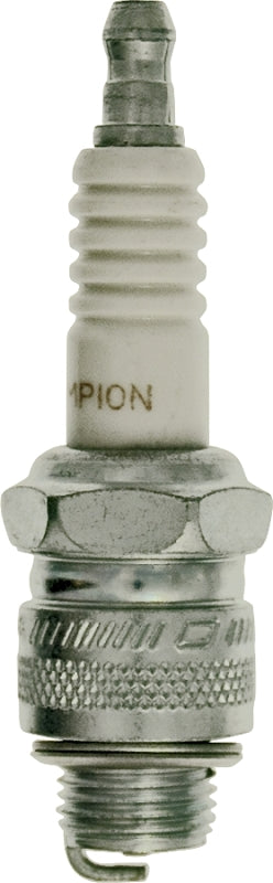 Champion RJ19LM Spark Plug, 0.029 to 0.033 in Fill Gap, 0.551 in Thread, 0.813 in Hex, Copper, Pack of 8