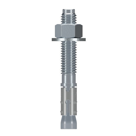 Simpson Strong-Tie Strong-Bolt 2 STB2-50334P1 Wedge Anchor, 1/2 in Dia, 3-3/4 in OAL, Carbon Steel, Zinc, Pack of 15