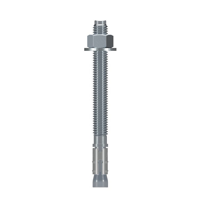 Simpson Strong-Tie Strong-Bolt 2 STB2-50512P1 Wedge Anchor, 1/2 in Dia, 5-1/2 in L, Carbon Steel, Zinc, Pack of 20