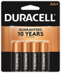 Duracell COPPERTOP MN1500 Series MN1500B4Z Battery, 1.5 V Battery, AA Battery, Alkaline, Manganese Dioxide