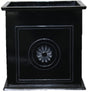 Southern Patio CMX-042426 Planter, 16 in H, 16 in W, 16 in D, Square, Floral Medallions Design, Ceramic/Resin Composite