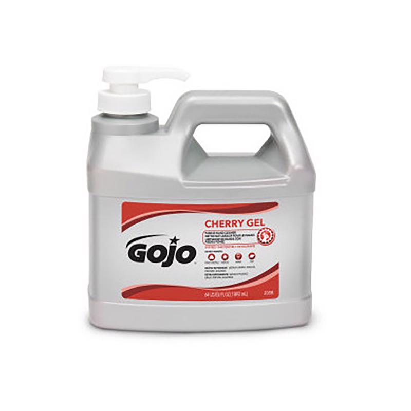 Gojo 2356-04 Hand Cleaner, Gel, Red, Cherry, 0.5 gal, Bottle