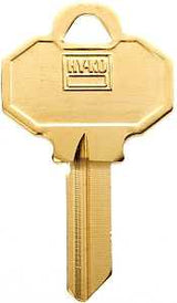 Hy-Ko 11010BW5 Key Blank, Brass, Nickel, For: Baldwin Cabinet, House Locks and Padlocks, BW5 Key Number, Pack of 10