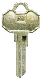 Hy-Ko 11010BWK5 Key Blank, Brass, Nickel-Plated, For: Baldwin BWK5 Locks, Pack of 10