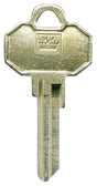 Hy-Ko 11010BWK5 Key Blank, Brass, Nickel-Plated, For: Baldwin BWK5 Locks, Pack of 10