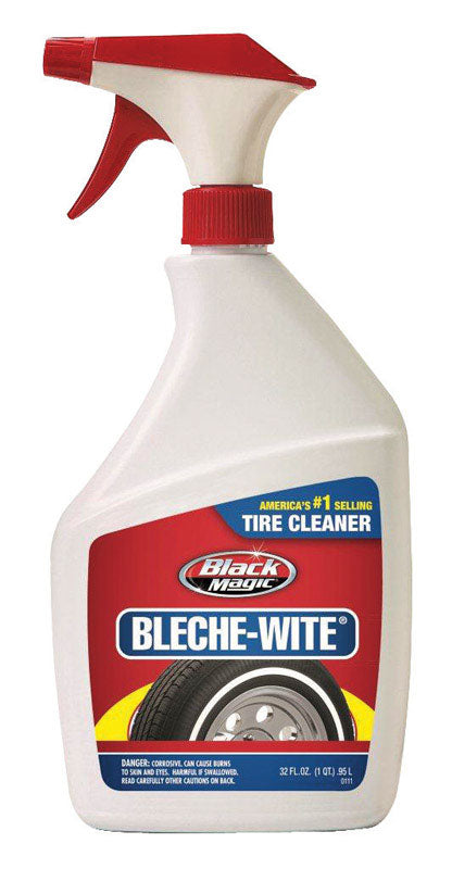 Black Magic Bleche-White Tire Cleaner 32 oz, Pack of 4