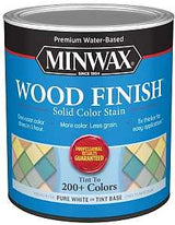 Minwax 108110000 Wood Stain, Solid Stain, Pure White Tint, Liquid, 32 fl-oz, Pack of 4