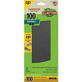 Gator 7157 Sandpaper, 10-1/2 in L, 4-1/2 in W, 100 Grit, Medium, Silicone Carbide Abrasive