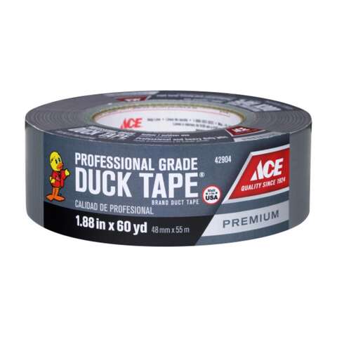 Ace 1.88 in. W X 60 yd L Gray Duct Tape, Pack of 12