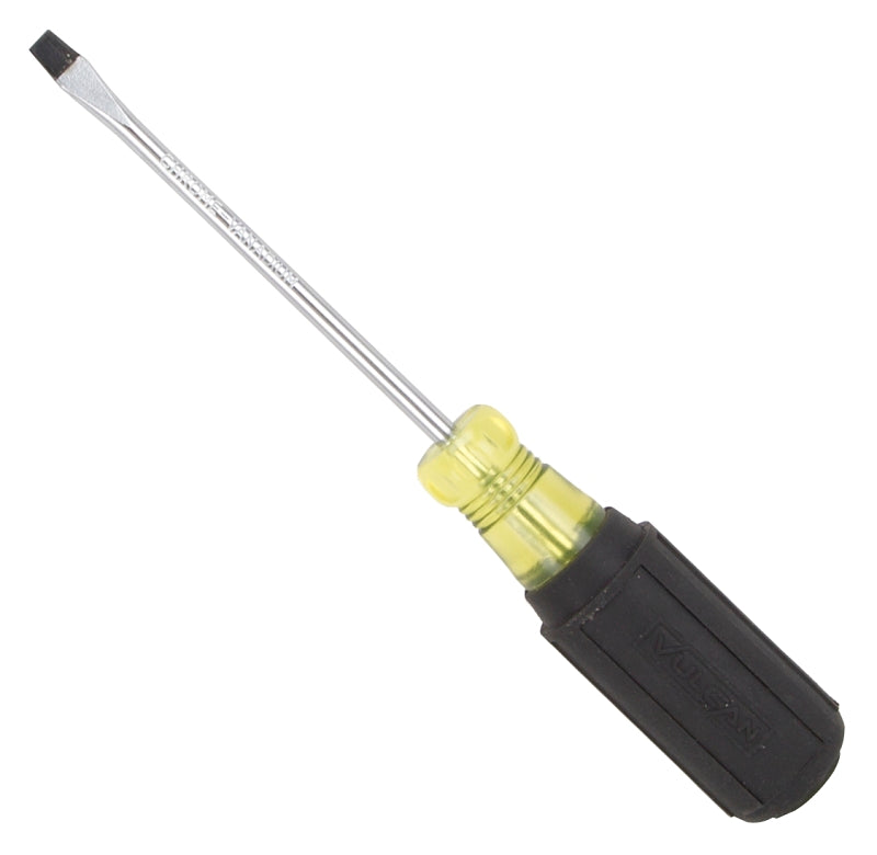 Vulcan MP-SD03 Screwdriver, 3/16 in Drive, Slotted Drive, 7-1/2 in OAL, 4 in L Shank, Plastic/Rubber Handle