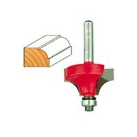 Freud 36-112 Router Bit, 3/8 in Dia, 1-1/4 in Dia Cutter, 2-3/16 in OAL, 1/4 in Dia Shank, 4-Cutter, Carbide