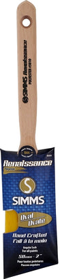 Simms 5010-50 Paint Brush, 2 in W, Oval Sash Brush, 2 in L Bristle, Synthetic Hybrid Blend Bristle