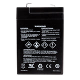 Universal Power Group UB645k 4.5 Ah 6 V Lead Acid Battery, Pack of 2
