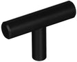 Amerock Bar Pulls Series BP19009BBR Cabinet Knob, 1-3/8 in Projection, Carbon Steel, Black Bronze