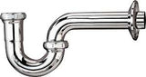 Plumb Pak PP20200 P-Trap, 1-1/4 in, NPT x Flanged, 22 ga Thick Wall