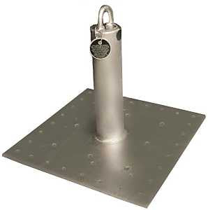 Qualcraft Industries Series 00645 Roof Anchor, Steel, Galvanized