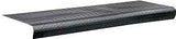 M-D 75556 Stair Tread, 24 in L, 9-1/8 in W, 0.08 in Thick, Vinyl, Black, Pack of 24