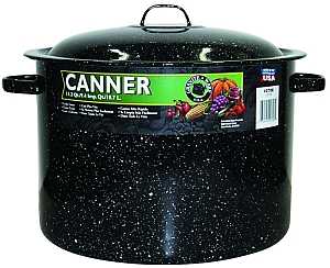 Granite Ware F0706-6 Mini Canner, 12 qt Capacity, Steel, Porcelain Enamel-Coated