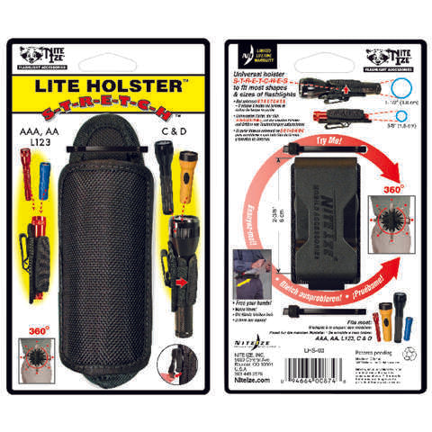 Nite Ize Lite Holster Black Flashlight Holster