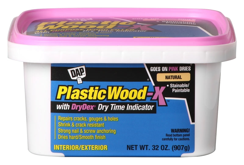 DAP 7079800543 Wood Filler, Paste, Musty, Natural, 32 oz