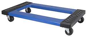 ProSource PFD-3018 Furniture Dolly, 1000 lbs, 30 in W Platform, 18 in D Platform, Polypropylene Platform