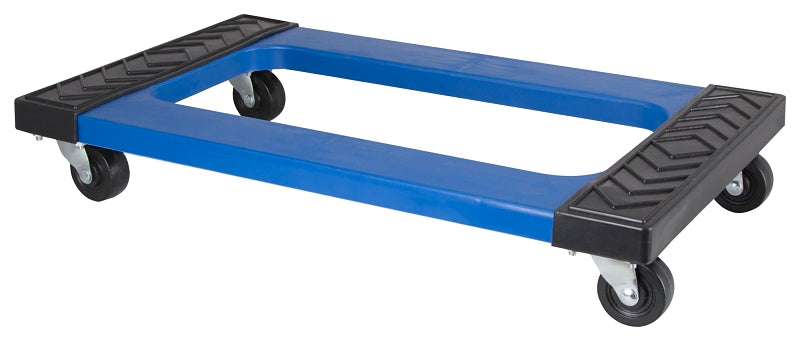 ProSource PFD-3018 Furniture Dolly, 1000 lbs, 30 in W Platform, 18 in D Platform, Polypropylene Platform