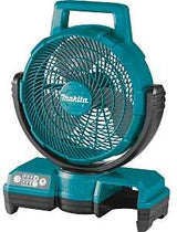 Makita DCF203Z Fan, Tool Only, 18 V, 290 cfm Air, 3-Speed, Includes: TE00000170 AC Adapter