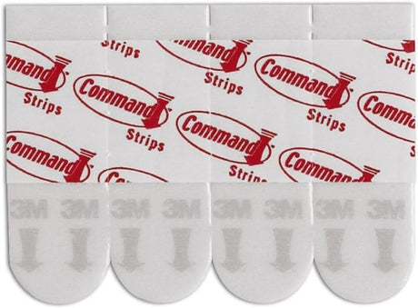Command 17024-48ES Small Poster Strip, Foam Backing, White, 1 lb