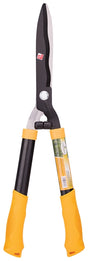 Landscapers Select GH6111 Hedge Shear, Straight with Wave Curve Blade, 7 L Blade, Steel Blade, Steel Handle, 21 OAL