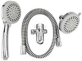 Plumb Pak K751CP Shower Head Kit, 1.8 gpm, 5-Spray Function, Polished Chrome, 60 in L Hose