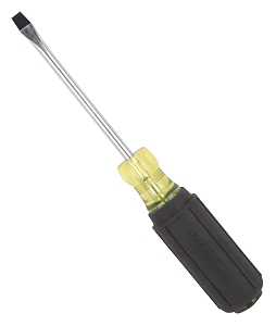 Vulcan MP-SD05 Screwdriver, 1/4 in Drive, Slotted Drive, 8-1/4 in OAL, 4 in L Shank, Plastic/Rubber Handle