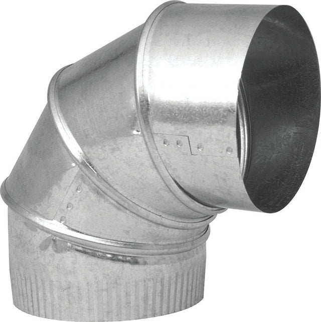 Imperial GV0300-C Adjustable Elbow, 7 in Connection, 28 Gauge, Galvanized Steel