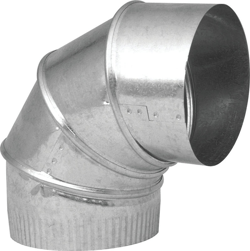 Imperial GV0302-C Adjustable Elbow, 8 in Connection, 26 Gauge, Galvanized