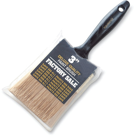 Wooster P3973-3 Paint Brush, 3 in W, 2-11/16 in L Bristle, Polyester Bristle, Wall Handle