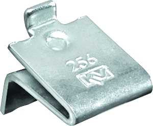 Knape & Vogt 256P ZC Adjustable Pilaster Shelf Support Clip, Steel, Mortise Mounting