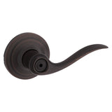 Kwikset Signature Series 730TNL 11P 6AL RCS Privacy Lever, Thumbturn Lock, Venetian Bronze, Zinc, Residential, 2 Grade