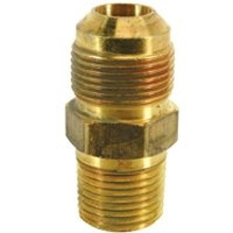 BrassCraft MAU2-10-12 Gas Adapter, 5/8 x 3/4 in, Flare x MIP, 2-1/16 in L, 5/8 in OD