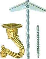 OOK 50341 Swag Hook, Brass, 2/PK