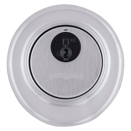 Kwikset 816 26D RCAL/RCS Deadbolt, Satin Chrome, 2-3/8 to 2-3/4 in Backset, SmartKey Keyway