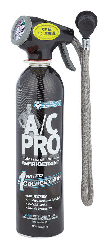 A/C Pro R134a Refrigerant Recharge Kit 20 oz, Pack of 4