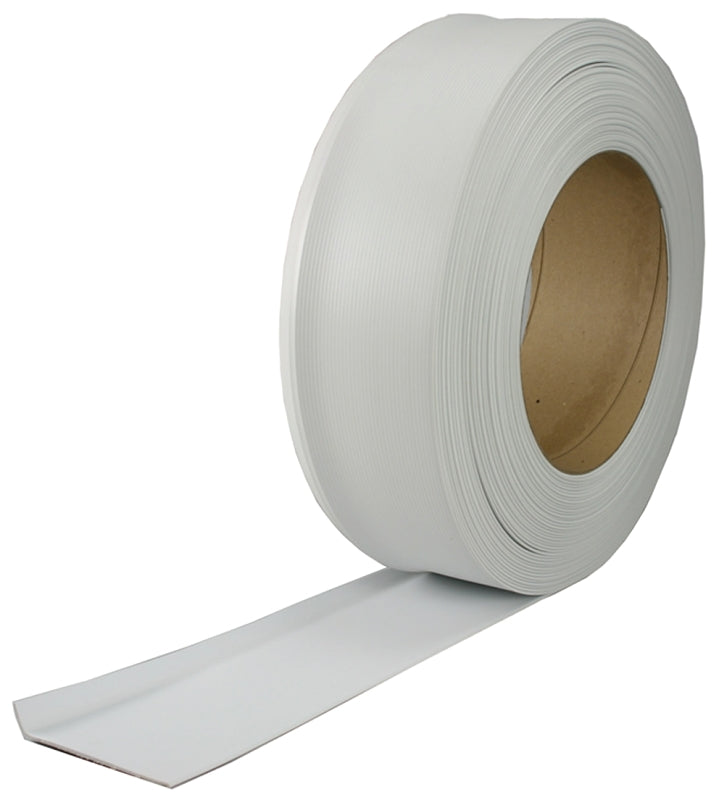 M-D 75929 Wall Base, 120 ft L, 2-1/2 in W, Vinyl, White