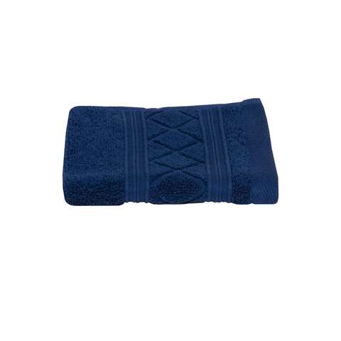 Sttelli Radiance Navy Cotton Washcloth 1 pc, Pack of 6