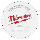 Milwaukee 48-40-0726 Circular Saw Blade, 7-1/4 in Dia, 5/8 in Arbor, 40-Teeth, Cobalt/Tungsten Carbide Cutting Edge, 1/PK