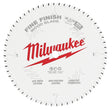 Milwaukee 48-40-0826 Circular Saw Blade, 8-1/2 in Dia, 5/8 in Arbor, 60-Teeth, Carbide Cutting Edge