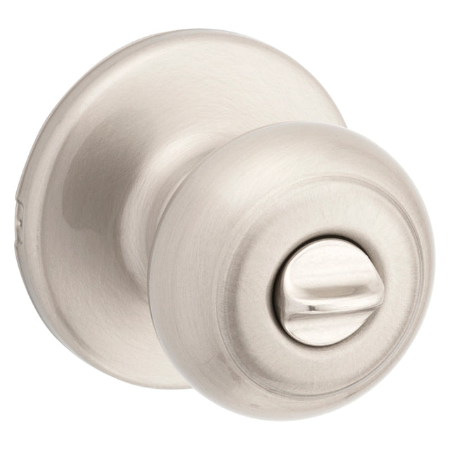 Kwikset 300CV 15 RCAL RCS Privacy Door Knob, Satin Nickel