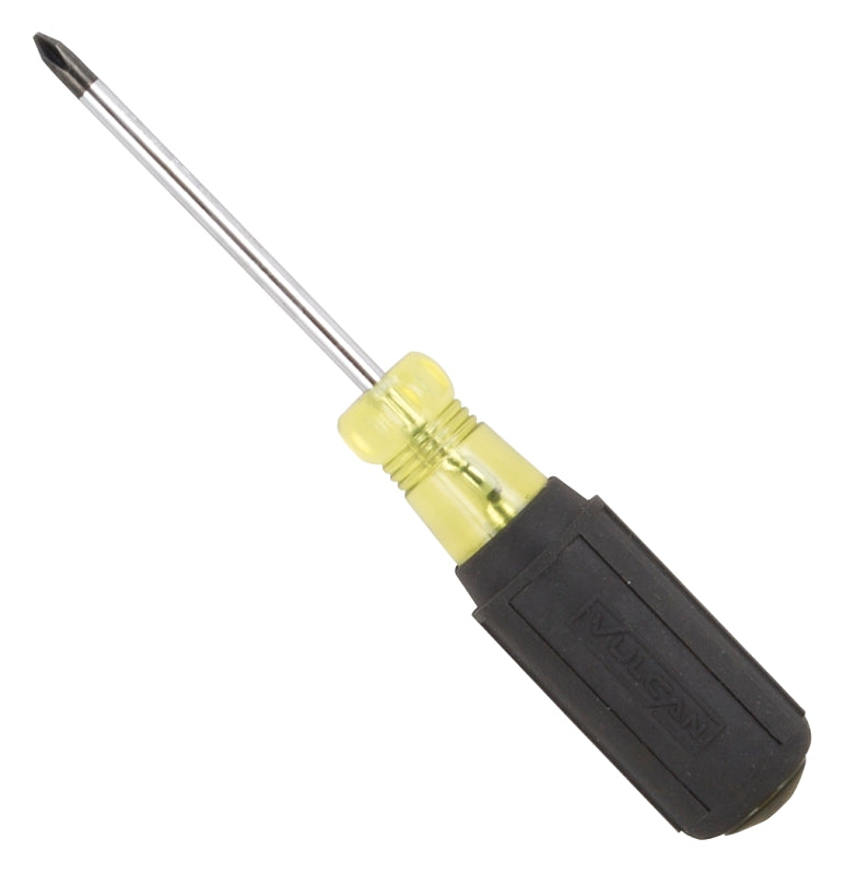 Vulcan MP-SD10 Screwdriver, 1 Drive, Phillips Drive, 6-3/4 in OAL, 3 in L Shank, Plastic/Rubber Handle